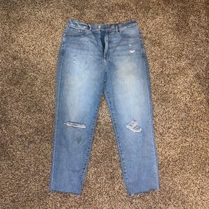 Express super high rise jeans